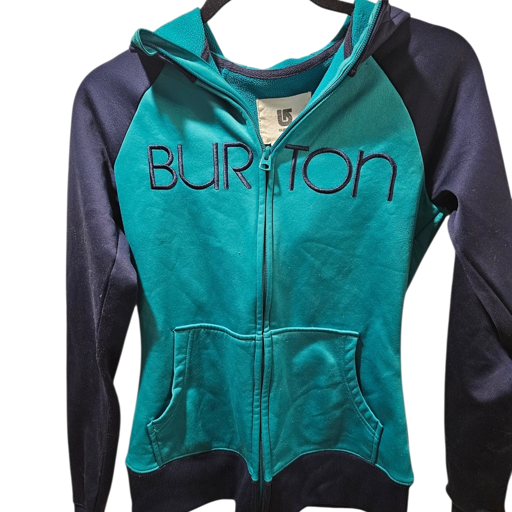 Burton Teal and Navy Hoodie